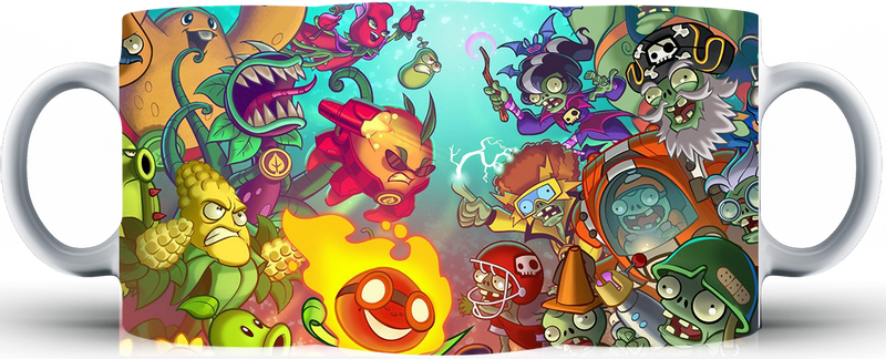 Kubek ceramiczny Plants vs Zombie zdjęcie 2