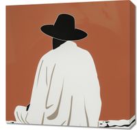 Obraz 60x60cm Rozmyślania w Oddali