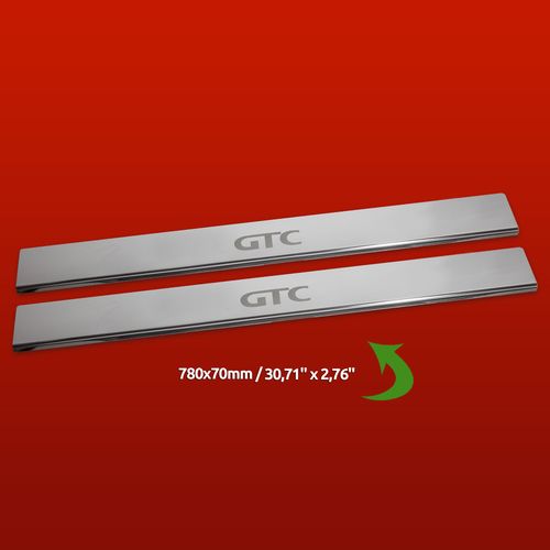 Listwa progowa OPEL ASTRA MK6/J/IV GTC Stal nierdzewna 304 połysk 2szt na Arena.pl