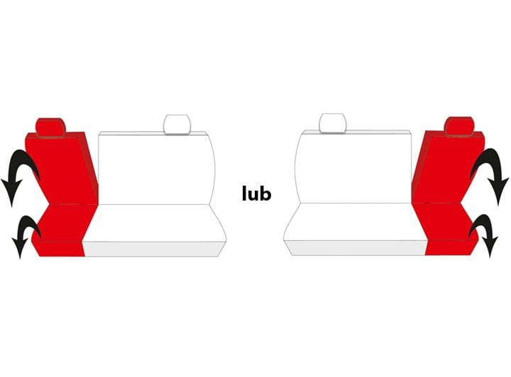 Pokrowce VW GOLF 3 4 5 6 V POLO BORA PASSAT zdjęcie 5