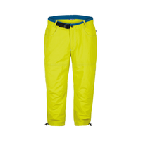 Spodnie wspinaczkowe dla mężczyzn Milo Jote 3/4 Cytrynowe L