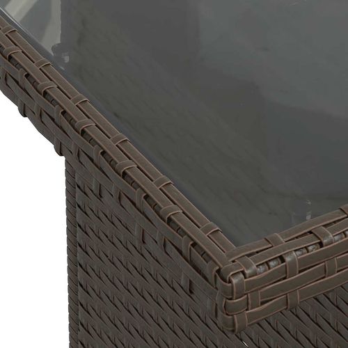 7-cz. zestaw wypoczynkowy do ogrodu, z poduszkami, brązowy na Arena.pl