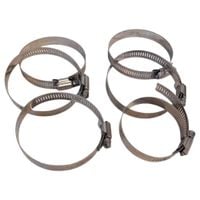 Regulowane zaciski ze stali nierdzewnej 6szt.