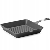 PATELNIA DO GRILLOWANIA MIĘS WARZYW ŻELIWNA 265 X 265 MM