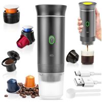 3w1 PRZENOŚNY EKSPRES DO KAWY TURYSTYCZNY CIŚNIENIOWY KAPSUŁKI MIELONA