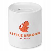 Skarbonka Dla Syna Little Dragon Mój Synek Prezent Z Nadrukiem Ze Zdjęciem
