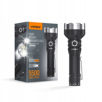 Przenośna latarka LED VIDEX 5500Lm 5000K 20W USB-C
