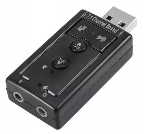 AK103B Karta dźwiękowa virtual 7.1ch usb na Arena.pl