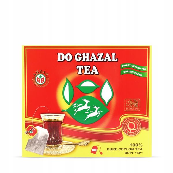 Czarna herbata Do Ghazal 100 torebek zdjęcie 2