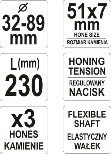 honownica do cylindrów 32-89mm - yt-05811 na Arena.pl