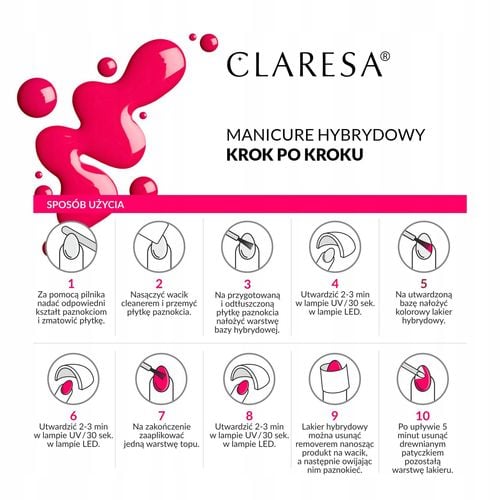 Claresa Lakier Hybrydowy Candy 5 5G na Arena.pl