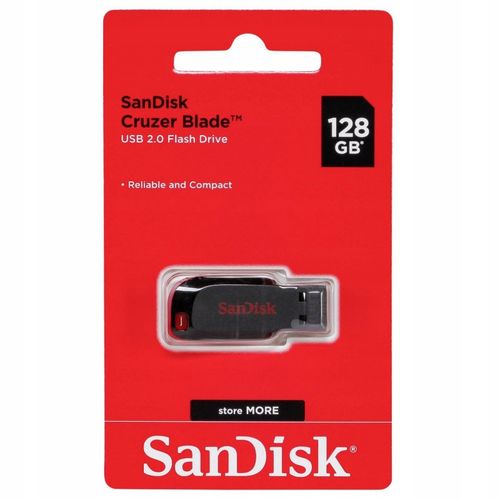 Pamięć USB SANDISK Cruzer Blade 128 GB na Arena.pl