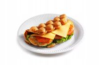 Talerze jednorazowe papierowe obiadowe deserowe grill piknik 23cm 100szt