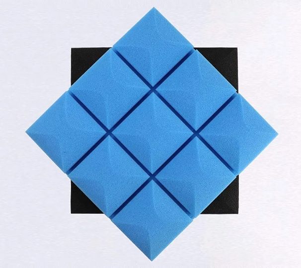 48x PIANKA MATA WYGŁUSZAJĄCA SAMOPRZYLEPNA AKUSTYCZNA 4m2 30x30x5 zdjęcie 8