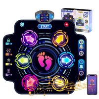 DUŻA MATA TANECZNA DLA DZIECI Z BLUETOOTH LED 9 TRYBÓW 5 PRĘDKOŚCI