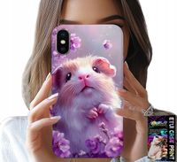 ETUI DO IPHONE XS MAX - SŁODKI CHOMIK, GRYZONIE WZORY DLA DZIECI