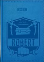 KALENDARZ A5 2026 dzienny książkowy z grawerem PERSONALIZOWANY TWOJE IMIĘ