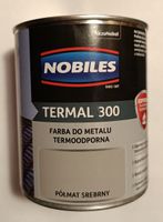 Farba Nobiles termoodporna do metalu srebrna półmat 0,70 l