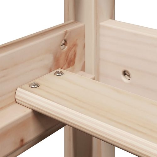 Rama łóżka z daszkiem, 80x200 cm, lite drewno sosnowe na Arena.pl