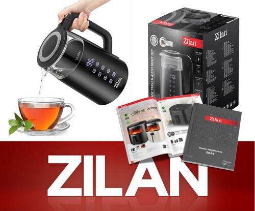 CZAJNIK ELEKTRYCZNY REGULACJA TEMPERATURY DIGITAL 40°C - 100°C 1,7L 2200W na Arena.pl