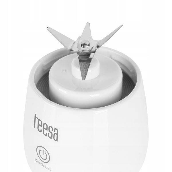 BLENDER PERSONALNY TEESA WHITE MAŁY PRZENOŚNY NA USB AKUMULATOR 100W zdjęcie 5