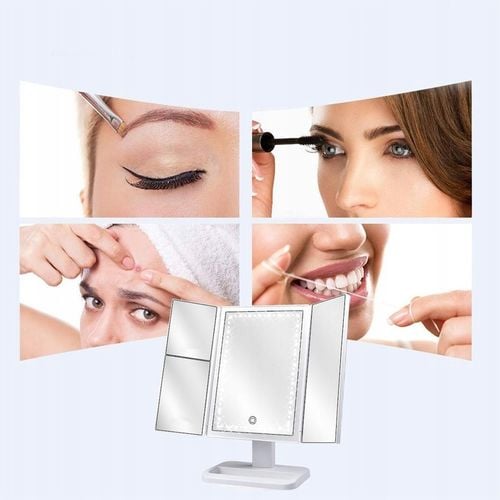 Podswietlane Lusterko do Makijazu LED Kosmetyczne na Arena.pl