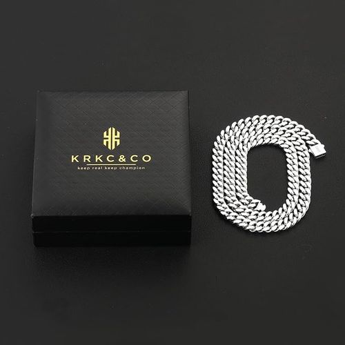 Łańcuch męski KRKC&CO 8–14mm stal nierdzewna srebro 925 55,9cm na Arena.pl