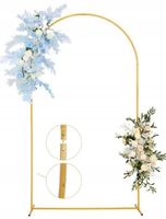 Stelaż do Balonów Łuk Ścianka Tło do zdjęć KOMUNIA WESELE 2x1m GRATIS