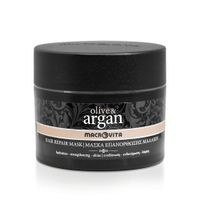 Macrovita Olive & Argan naturalna maska naprawcza do włosów z olejkiem arganowym 200ml