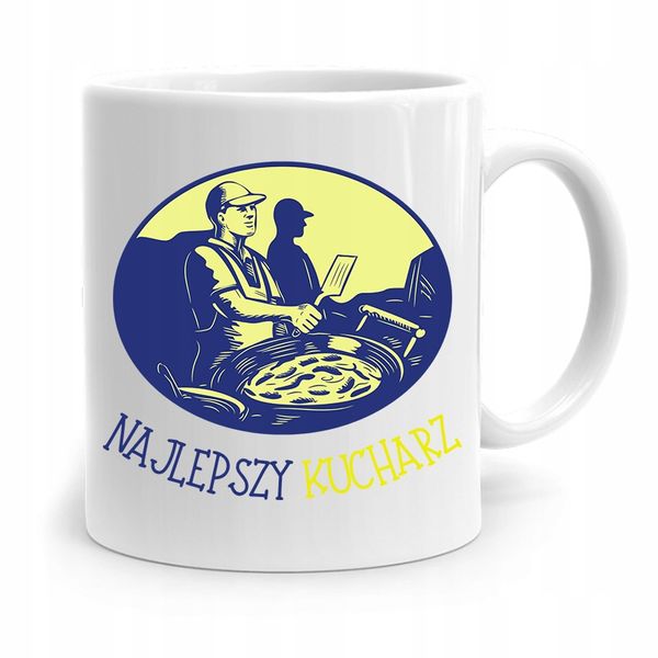 Kubek Prezent Dla Najlepszego Kucharza Kucharki Z Nadrukiem Ze Zdjęciem zdjęcie 1