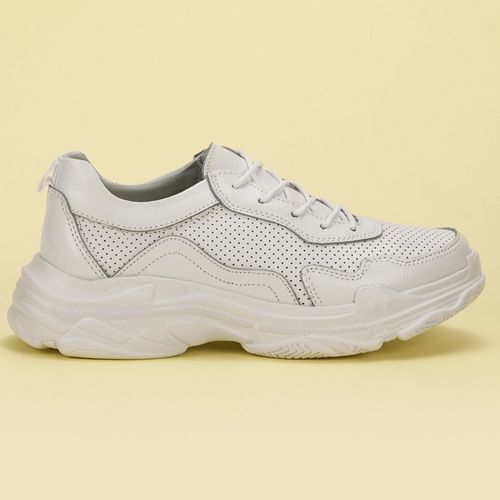 Białe Skórzane Sneakersy r.41 na Arena.pl
