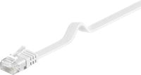 MicroConnect U/UTP CAT6 1M White Flat