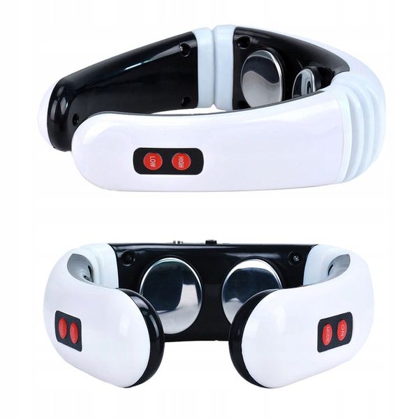 MASAŻER ELEKTROSTYMULATOR SZYI KARKU TENS EMS 2W1 ELEKTRODY TERAPIA PRĄDEM zdjęcie 11