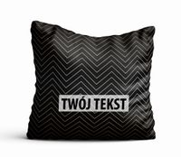 Poduszka Dekoracyjna GEOMETRYCZNA z Twoim napisem G08