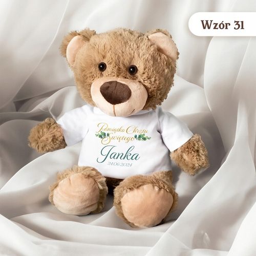 MIŚ NA CHRZEST PAMIĄTKA CHRZTU ŚWIĘTEGO PREZENT CHRZEST IMIĘ DZIECKA na Arena.pl