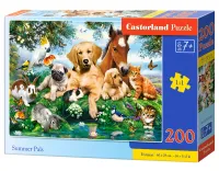 Puzzle 200 elementów. Letni kumple
