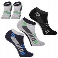 Stopki Skarpetki Męskie Bawełniane Skarpety Sportowe MORAJ 3-PARY 43-45