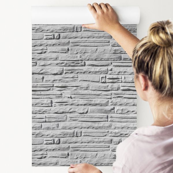 Tapeta Jasna Cegła - Efekt 3D zdjęcie 4