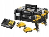 ZESTAW DCD701 + DCF801 2x3.0 AH DEWALT DCK2110L2