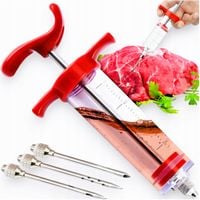 STRZYKAWKA NASTRZYKIWARKA DO MIĘSA SZPRYCA WĘDLIN SZYNKI MIĘS ZESTAW