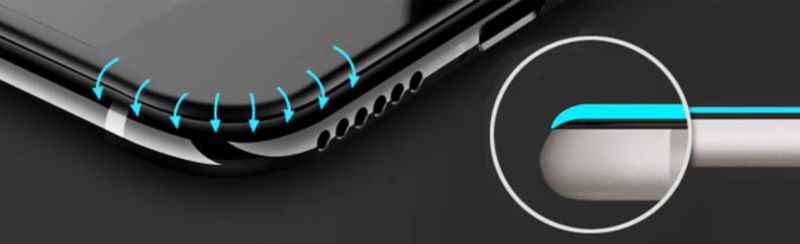 SZKŁO 5D NA CAŁY EKRAN DO IPHONE 12 PRO MAX BLACK zdjęcie 5