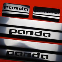 Listwa progowa FIAT PANDA MK3 Stal nierdzewna 304 połysk 4szt