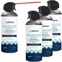 SPRĘŻONE POWIETRZE W SPRAYU Z RURKĄ AIR SPRAY 3 x 400ml