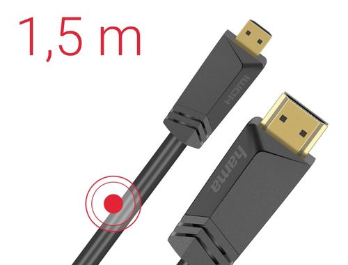 Kabel HAMA HDMI 2.0B 4K 1,5 m Czarny na Arena.pl