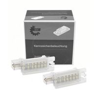 Oświetlenie LED tablicy rejestracyjnej RENAULT MEGANE Scénic 1996 1997 1998