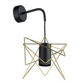 Kinkiet designerski druciany Gstar 8285 Nowodvorski czarny mosiądz