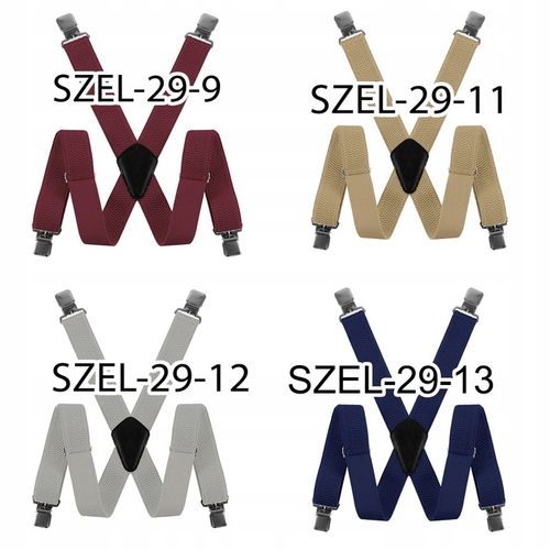 SZELKI MĘSKIE DO SPODNI MOCNE SZEROKIE CODZIENNE REGULOWANE POLSKIE na Arena.pl