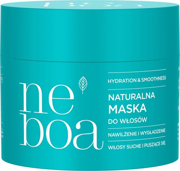 NEBOA Maska naturalna do włosów Hydration & Smoothness 300ml zdjęcie 1
