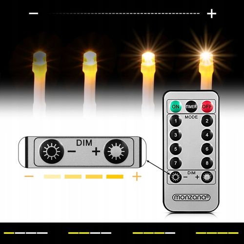 600x LED Lampki choinkowe świąteczne zewnętrzne łańcuch + pilot 60m na Arena.pl