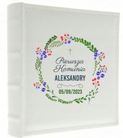 ALBUM KOMUNIJNY PAMIĄTKA PIERWSZEJ KOMUNII ŚWIĘTEJ